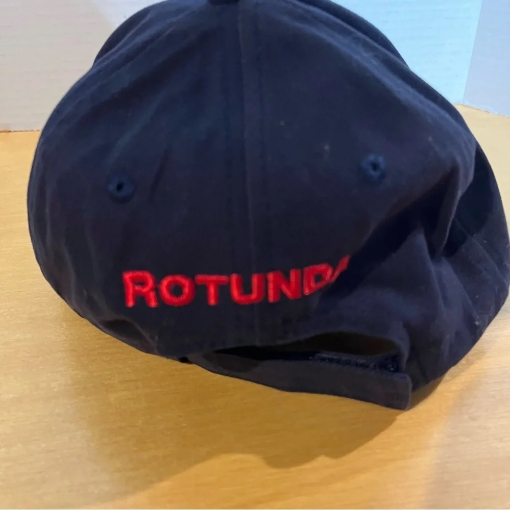 FORD Men’s Hat License Rotunda Cap One Size Cotton Navy Blue